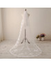 Ivory Lace Edge Cathedral Length Wedding Veil Ivory Lace Edge Cathedral Length Wedding Veil
